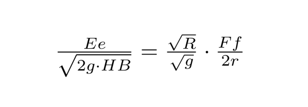 Formel der udtrykker relationer i Ørsteds figur.